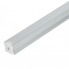 Striscia LED rettangolare con profilo in alluminio 17,5 x 14,5 x 2000 mm