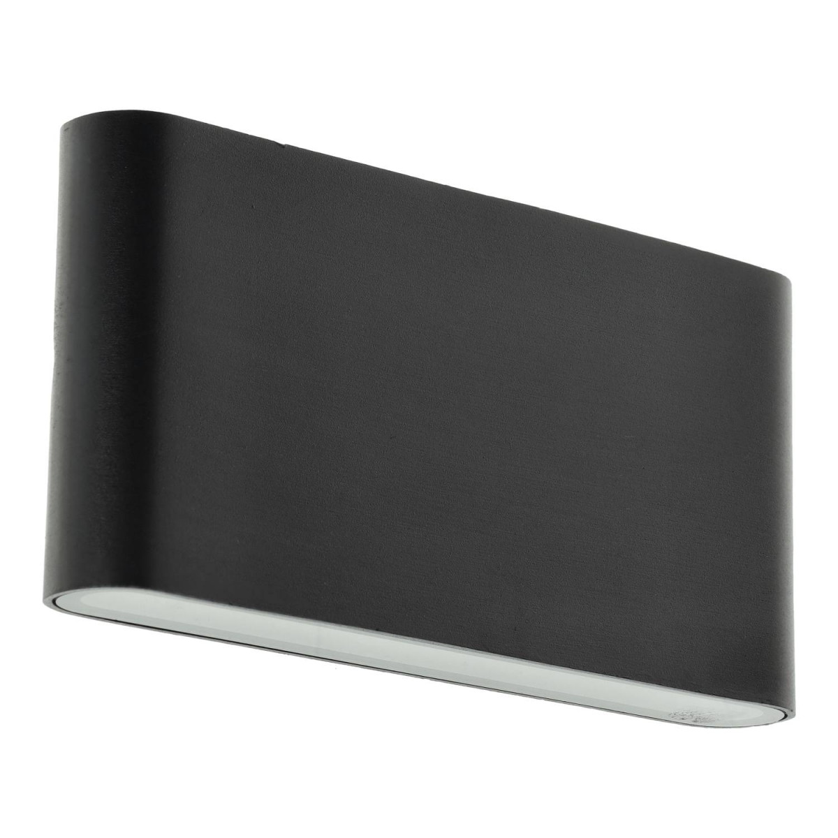 Aluminium LED 2x6W IP65 schwarz auftragen