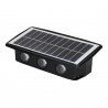 Bidirectional LED solar wall light 6 LEDS IP54