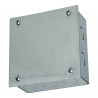 Caja adaptable galvanizada superficie 100x100mm