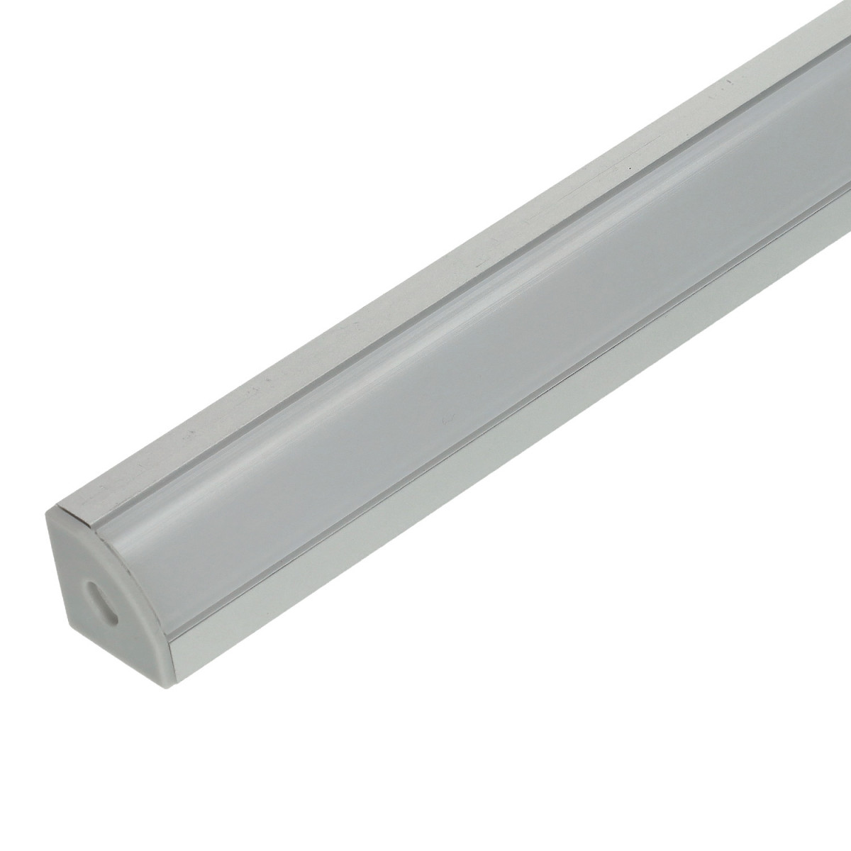 Profil d'angle en aluminium pour bande LED de 2 m