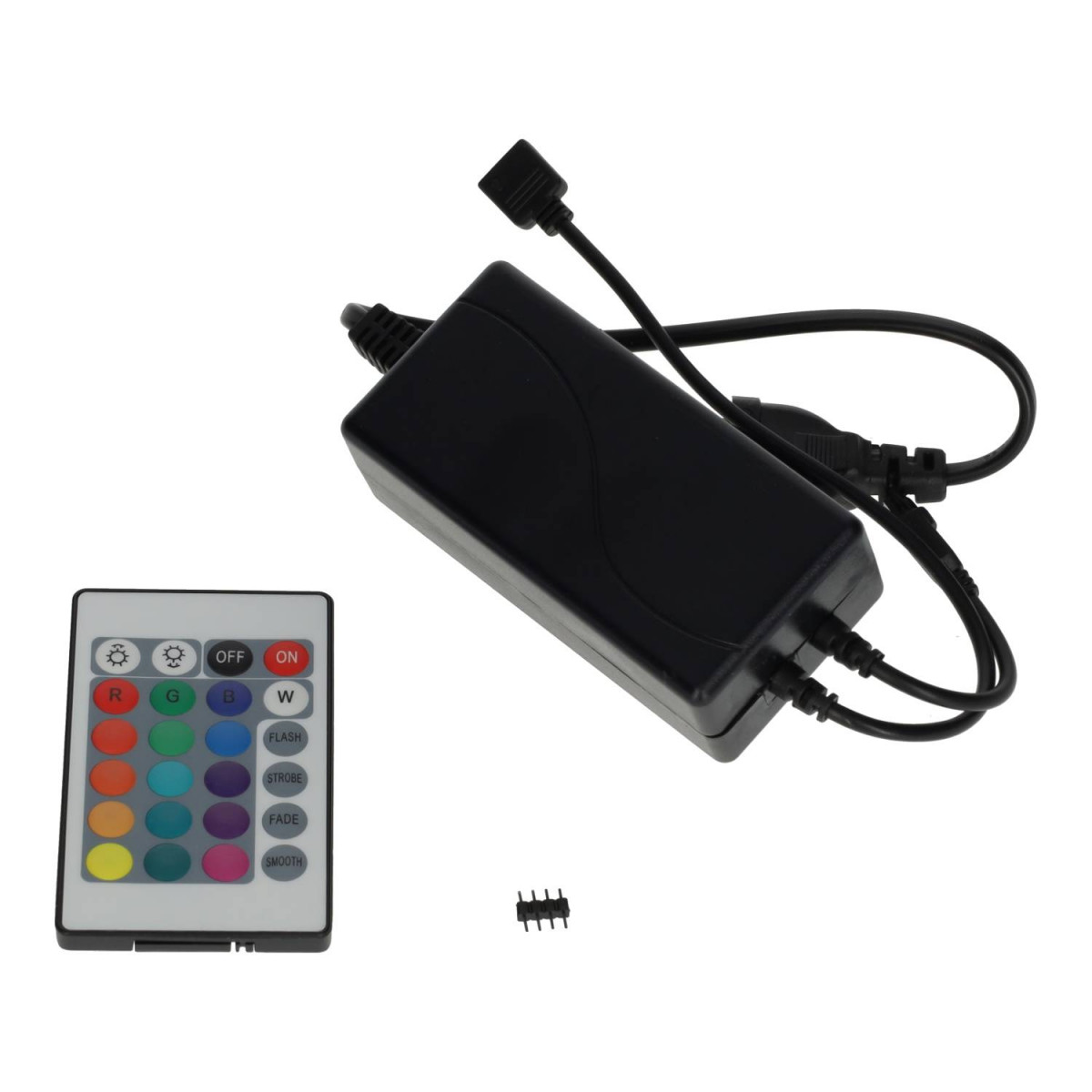 Controlador + transformador de controle, RGB LED tira 12V