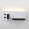 Luz de parede LED 7+3W com USB direito