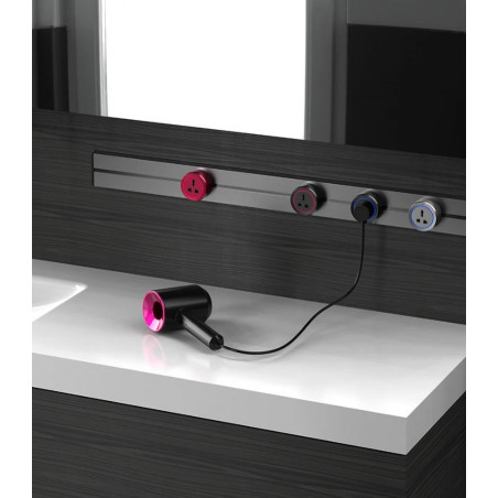 regleta enchufes móviles baño