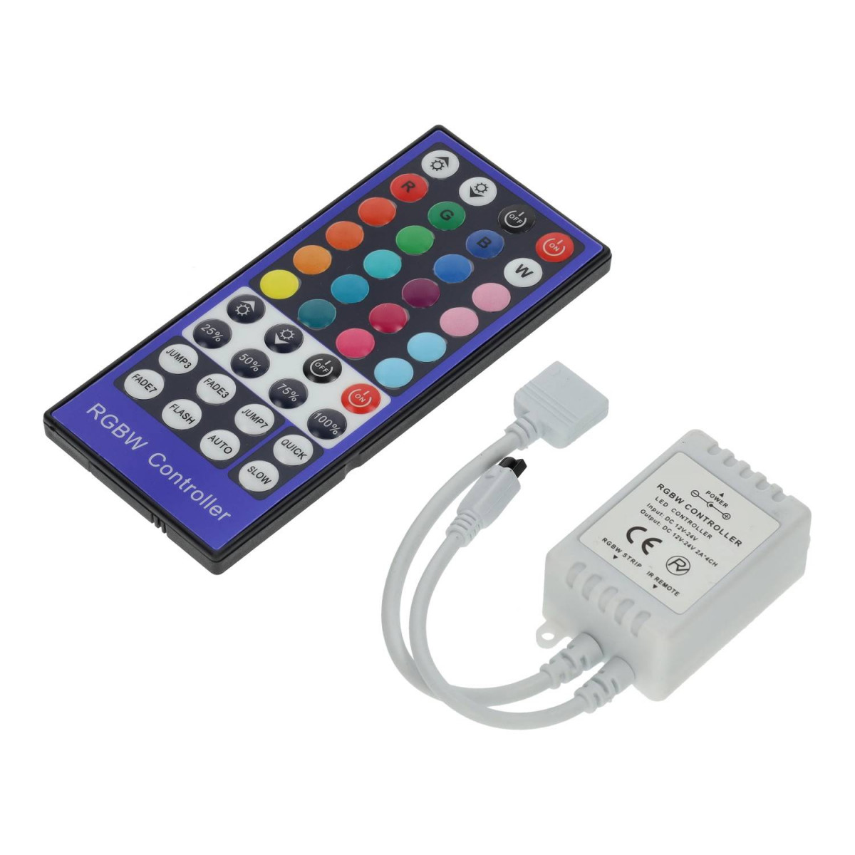 Controller mit Controller, RGBW 12V LED-Streifen