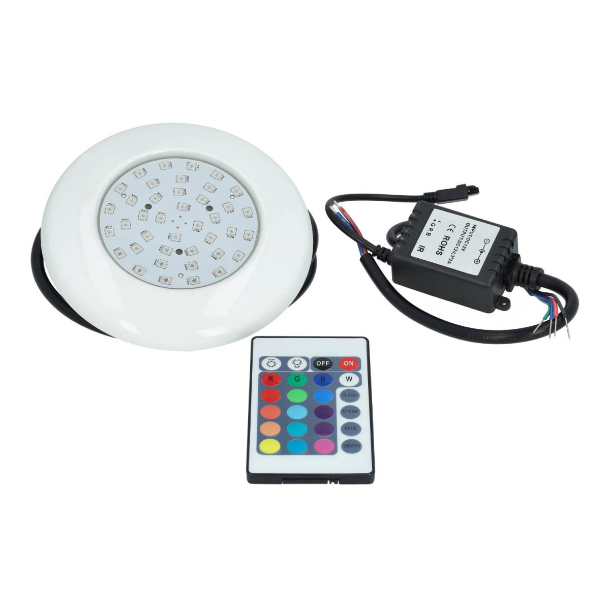 Luce LED per piscina 8W 12VDC IP68 RGB