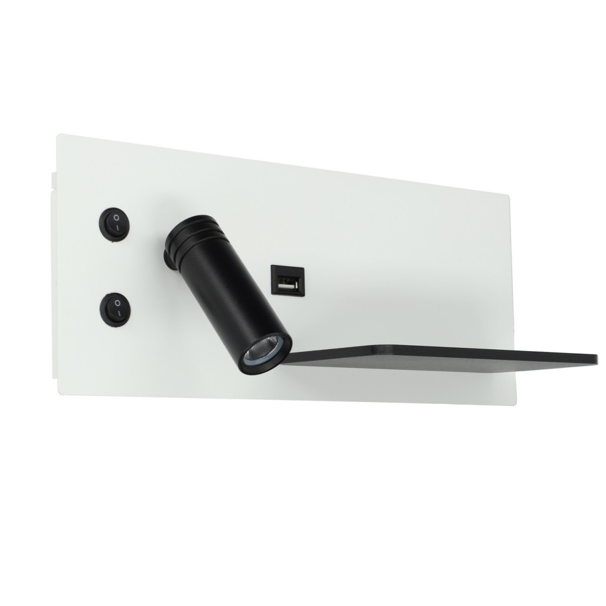 Applique LED 7+3W avec USB droit