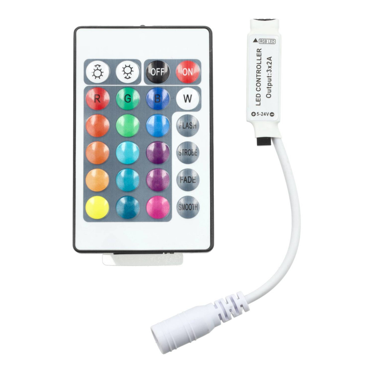 Mini-Controller with Remote Control for 12V RGB LED Strips
