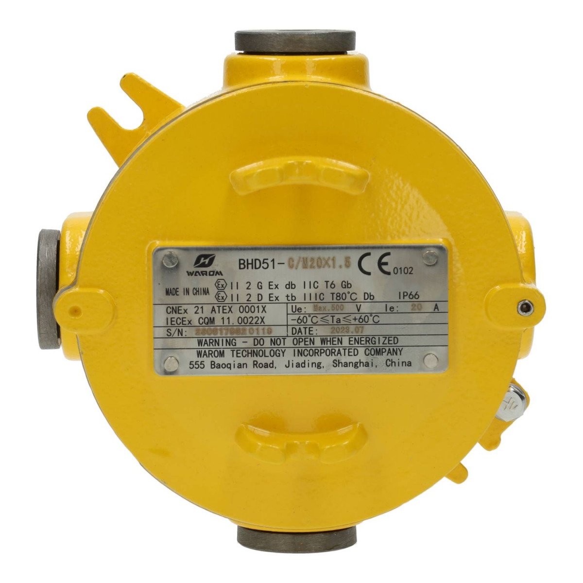 Industrial junction box ATEX 3 ways M20 IP66