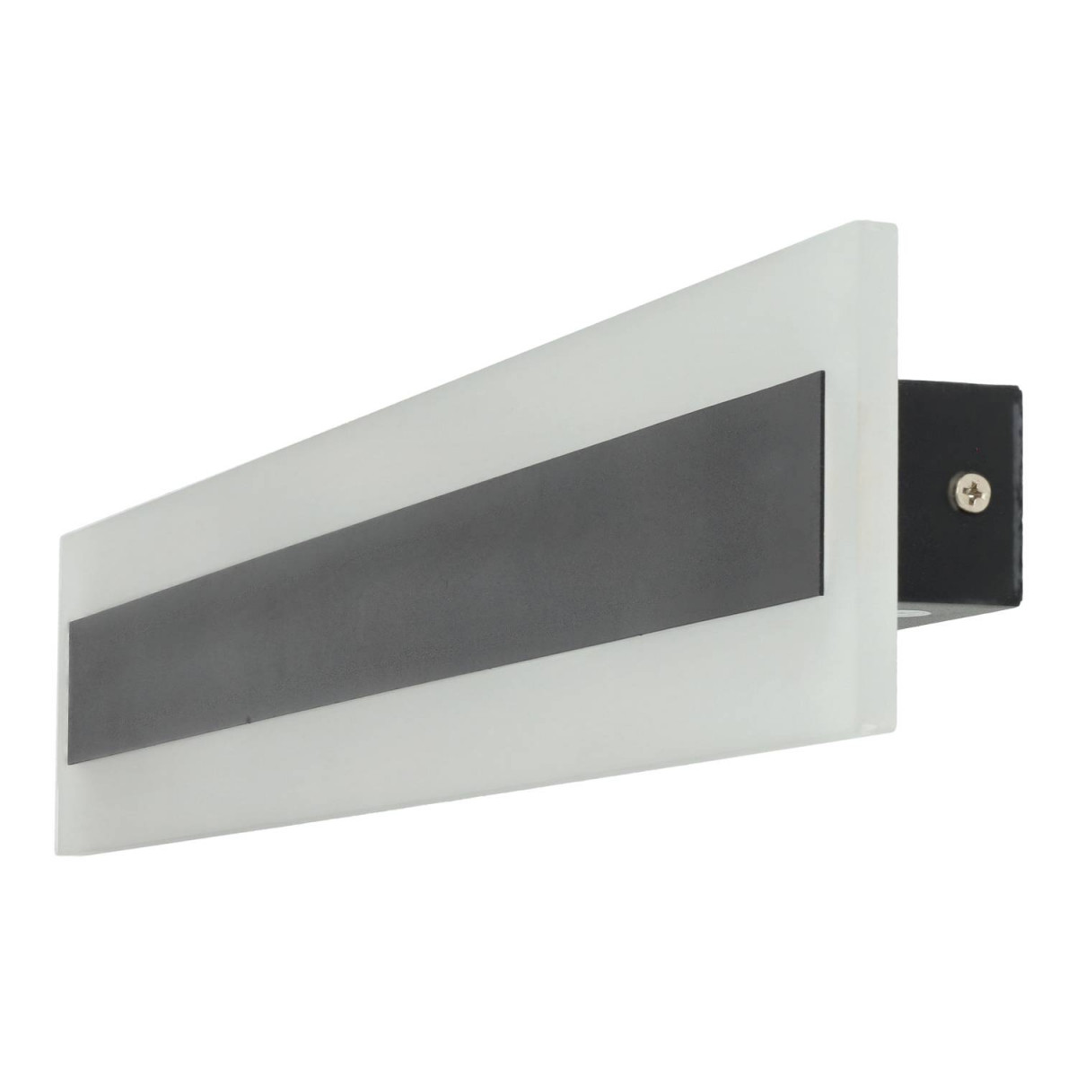 Lâmpada de parede linear LED 18W preto 60cm