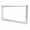 Cadre en aluminium blanc pour panneau 30x60