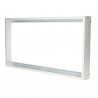 Frame for 30x60 Panel, white coloured, Aluminium