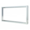 Silver aluminum frame for panel 30x60