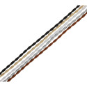 Cable eléctrico trenzado estilo vintage colores