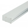 Perfil rectangular aluminio tira led 66 x 35 x 2000mm