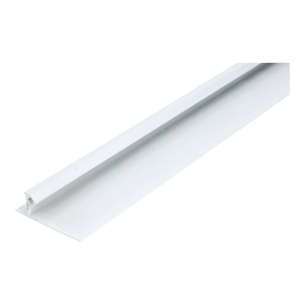 Perfil aluminio tira led blanco 2m para zócalo - luz indirecta