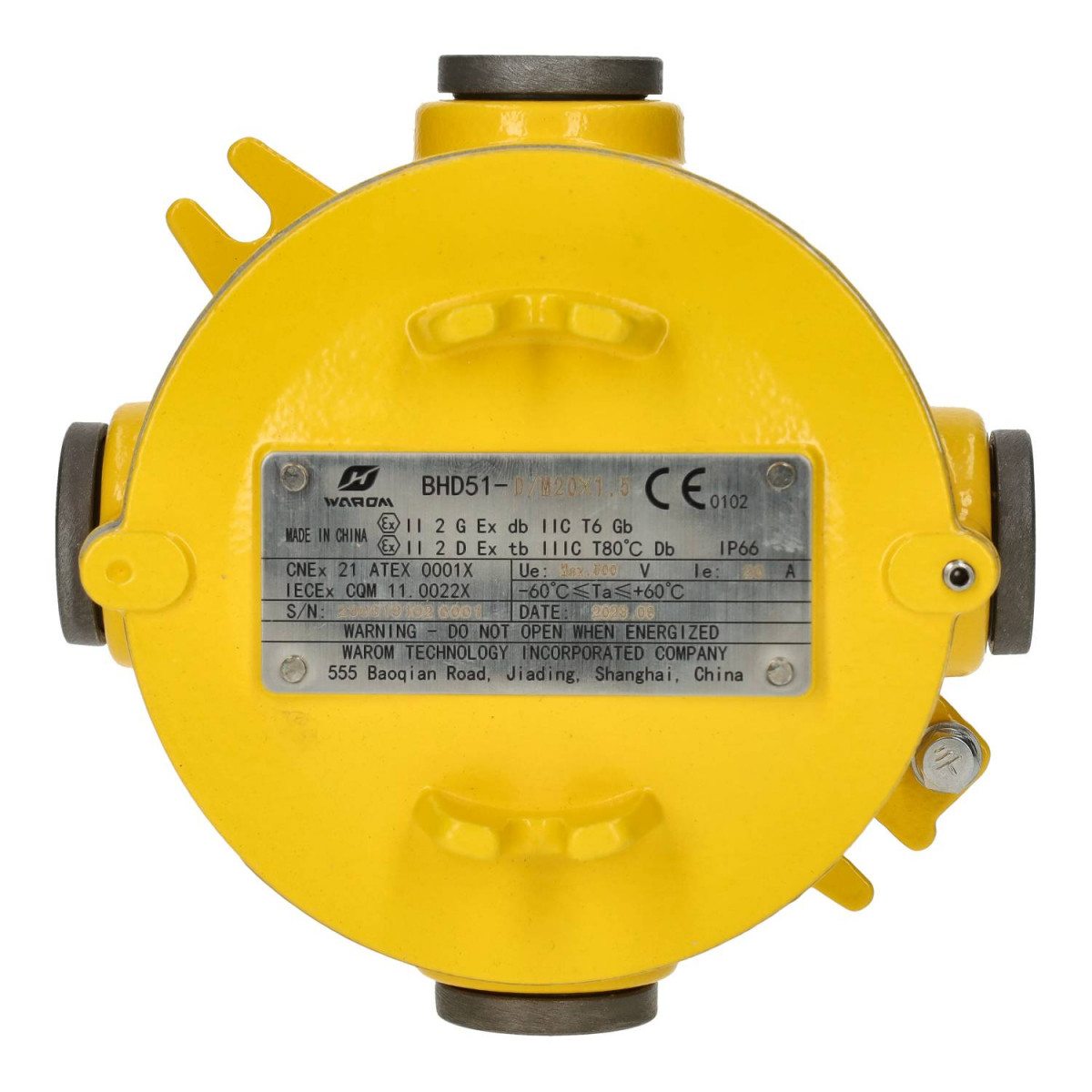 Caixa de derivação industrial ATEX 4 vias M25 IP66