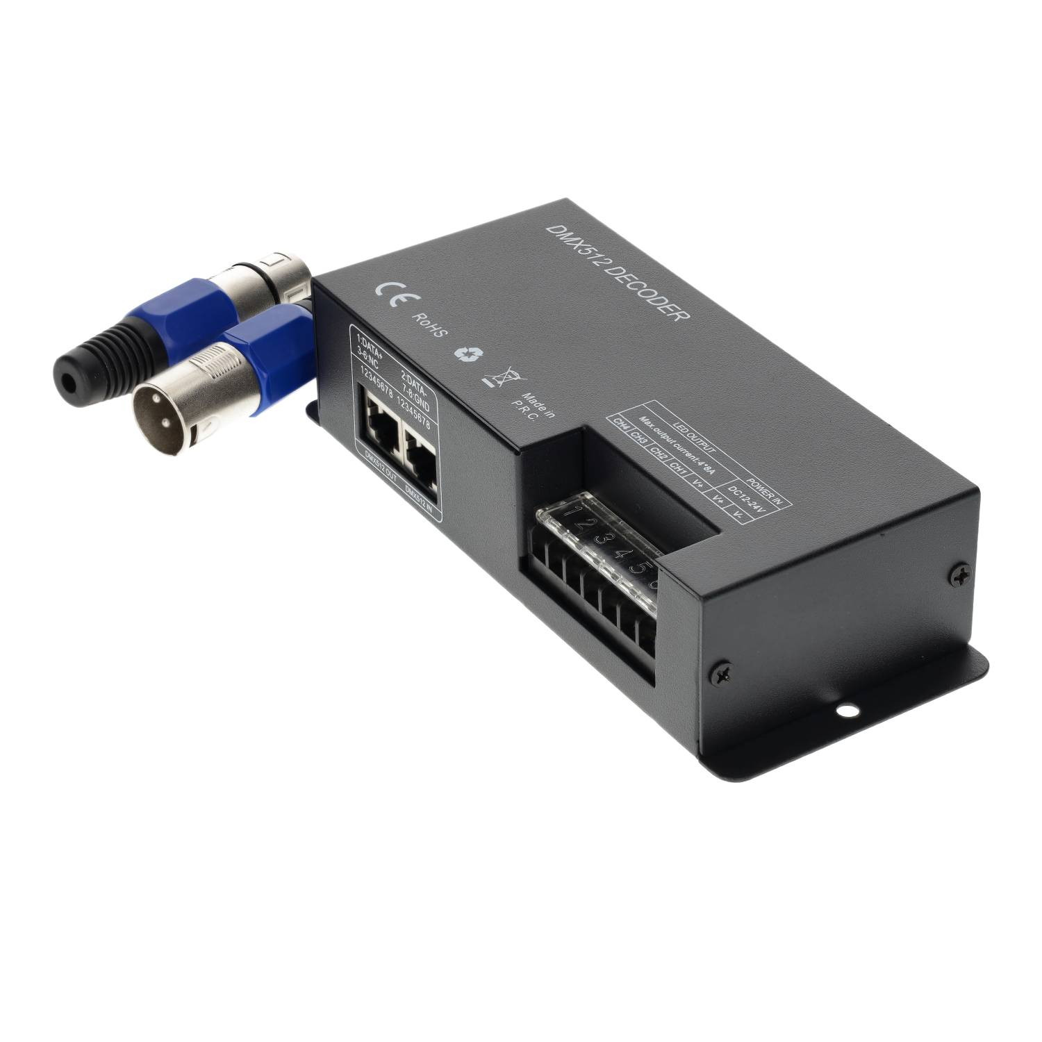 Controlador RGBW DMX 4 canales