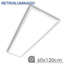 Pannello LED 60X120 cm 90W cornice bianca retroilluminata