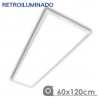 Pannello LED telaio bianco retroilluminato da 60X120 cm 96W