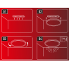 Plafón LED multipotencia 3CCT sensor de movimiento