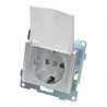 16A schuko plug socket with cover PC series