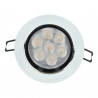 Downlight Led 7W cadre blanc