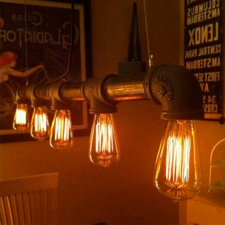lâmpada da filamento 360º 6W LED estilo retro