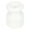 Porcelain insulator for braided wire