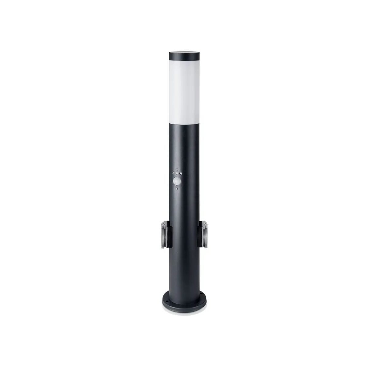 Garden beacon E27 60cm double socket schuko + movement sensor