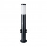Garden beacon E27 60cm double socket schuko + movement sensor