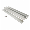 Marco aluminio plata para panel 60x60