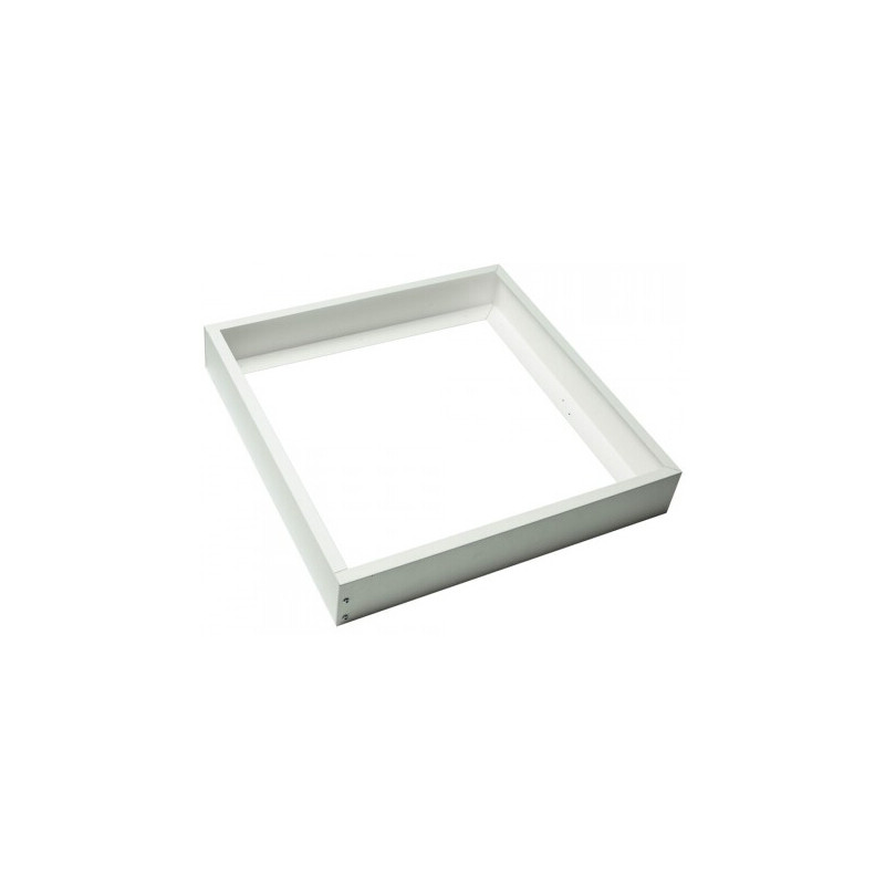 Silver aluminum frame for installation on panel surface 60x60