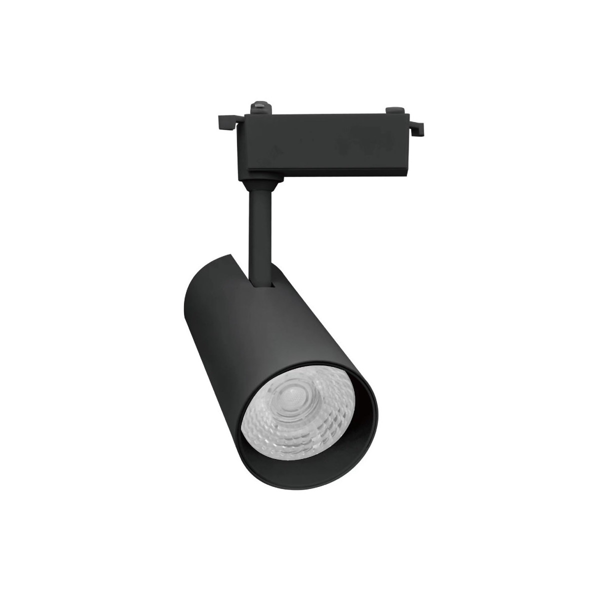 Foco LED preto ajustável 30W 3000K para rail