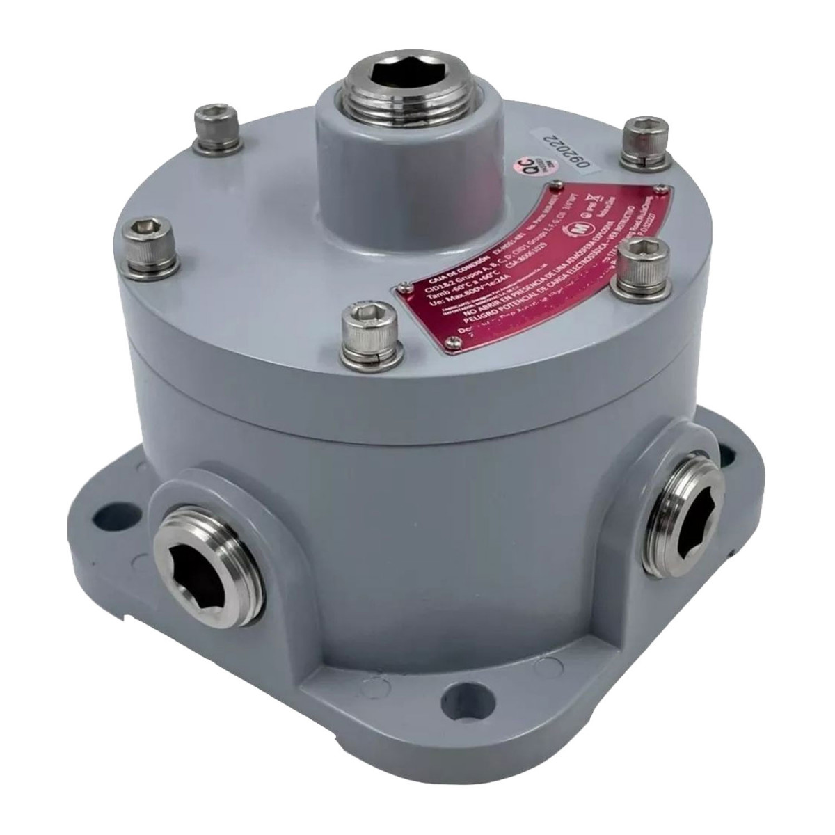 ATEX metal junction box 5-way IP66