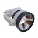 Foco carril negro 24W orientable luz fría