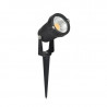 Projetor de exterior LED 8W de superfície + espigão