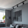Focus LED rail 20W sterzabile nero 6000K