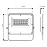 Projetor LED 20W SLIM IP66