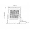 Projetor LED 300W SLIM IP66