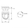 Apparecchio industriale ATEX E27 IP66