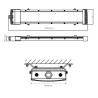 Barra stagna ATEX LED SLIM 30W 600mm