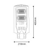 40W LED SOLAR STREET LIGHT WITH MOTION SENSOR