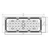 36W LED module Bridgelux for street lighting