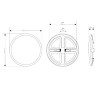 Downlight Led 30W ajustável