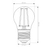 Lâmpada LED DIMMABLE  360º 4W