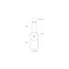 Staffa a cerniera per lampione Ø 60 mm - palo 80 mm