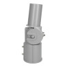 Staffa a cerniera per lampione Ø 60 mm - palo 80 mm