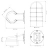 Aplique industrial pared E27