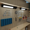LED-Unterbauleuchte 9W Schuko-Steckdose & USB A+C - schwarz
